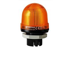 802.300.68 Werma  XenonStrobe 802 230vAC 2:AMBER 1J 0,75Hz IP65 Panel Mount